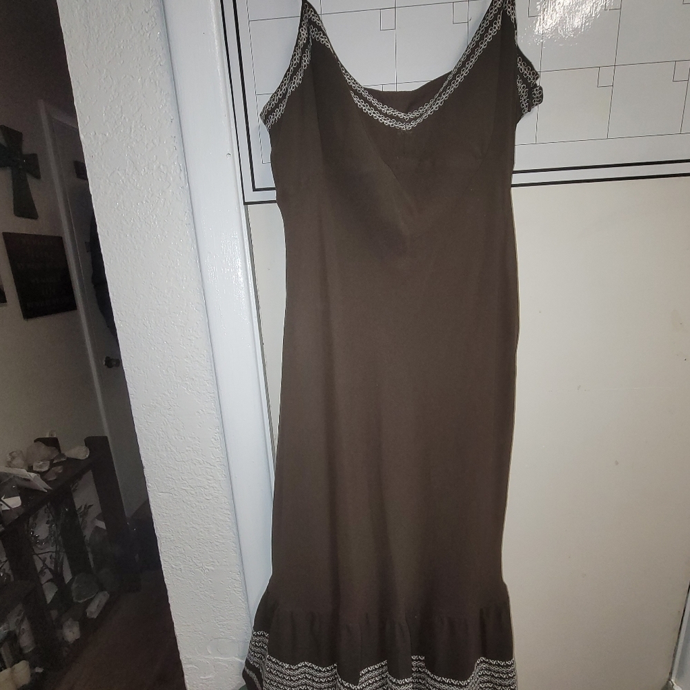 Ladies sz 6 Ann Taylor loft brown dress